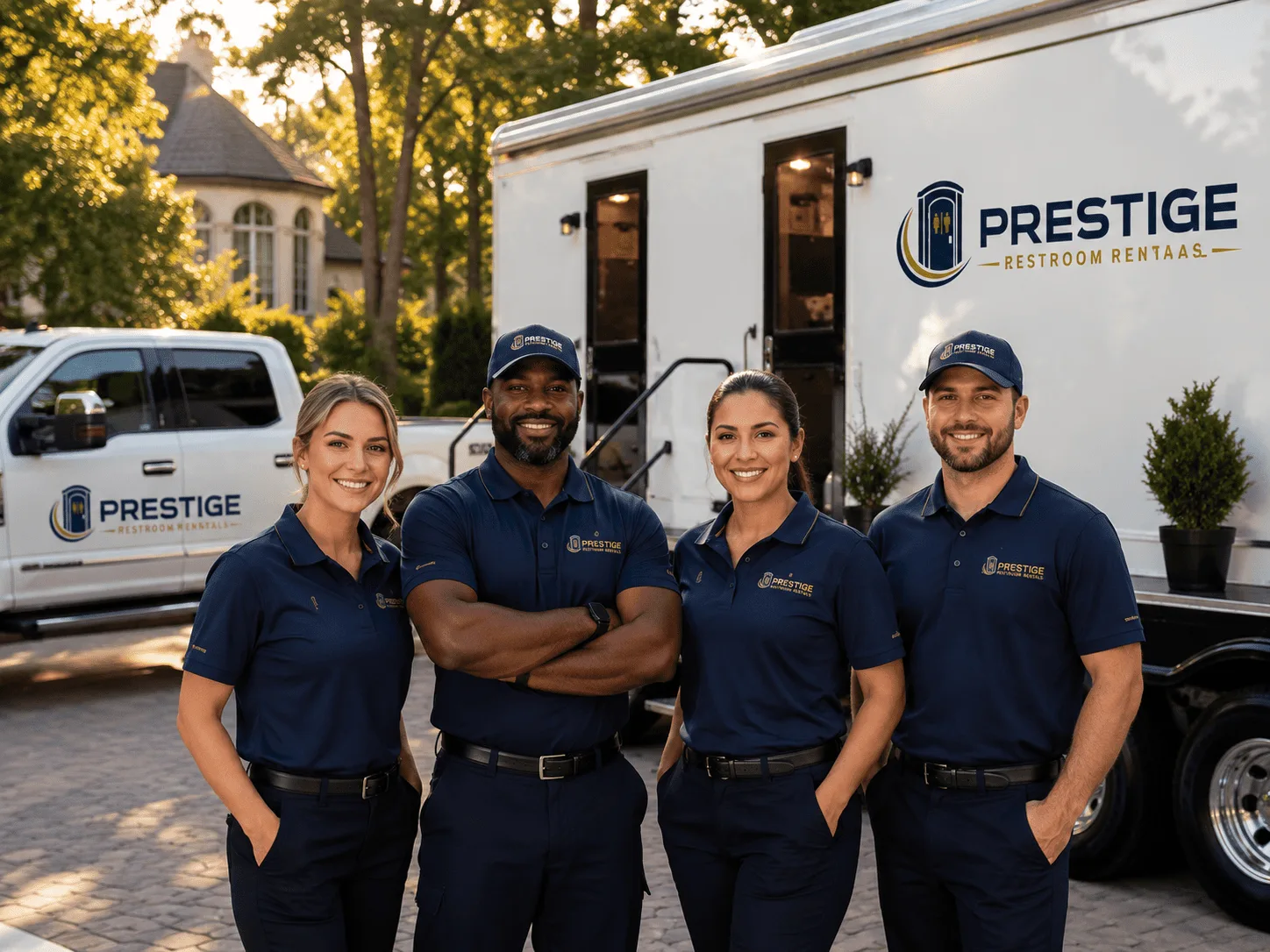 Trusted Luxury Portable Restrooms company in Linton, ND